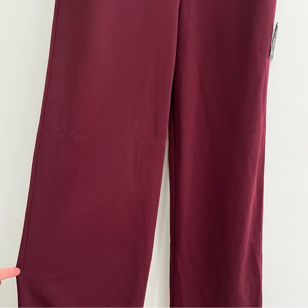 LULU’S Something To Behold Burgundy Jumpsuit Open Back Woman’s Size Medium NWT - Picture 7 of 15